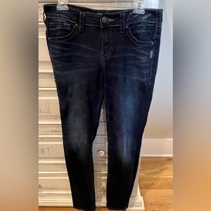 Silver Suki high super skinny jeans